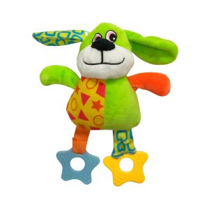 Brinquedo Pelúcia Para Cães Cachorro com Mordedor Verde Savana Pet