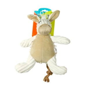 Brinquedo Pelúcia Para Cães Burrinho Savana Pet