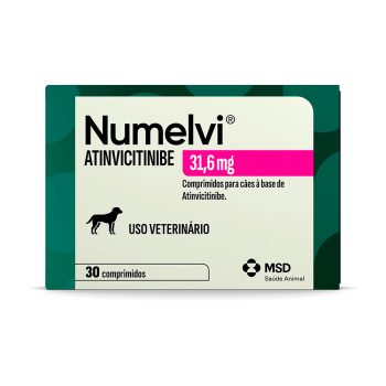 Numelvi 31,6mg Tratamento de Coceira Para Cães MSD 30 Comprimidos