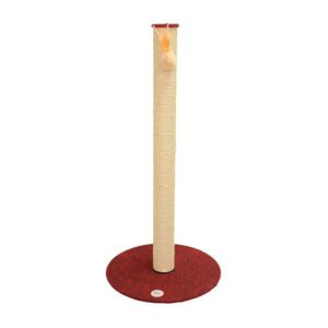 Arranhador Para Gatos Obelisco Vinho São Pet 49x49x104cm