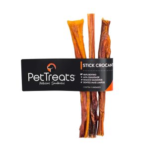 Petisco Natural PetTreats Stick Crocante Para Cães 3 Unidades