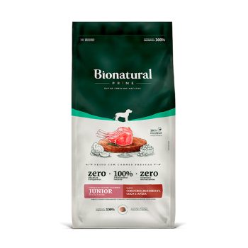 Ração Bionatural Prime Para Cães Júnior Raças Grandes e Gigantes Sabor Cordeiro 15kg