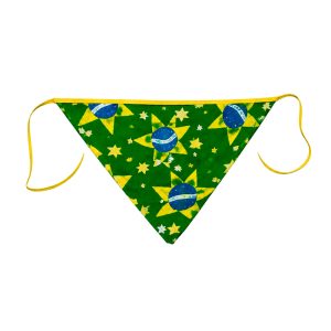 Bandana Para Cães e Gatos Copa do Brasil Pet Art Tam.P