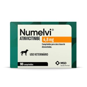 Numelvi 4,8mg Tratamento de Coceira Para Cães MSD 90 Comprimidos