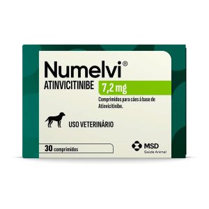 Numelvi 7,2mg Tratamento de Coceira Para Cães MSD 30 Comprimidos