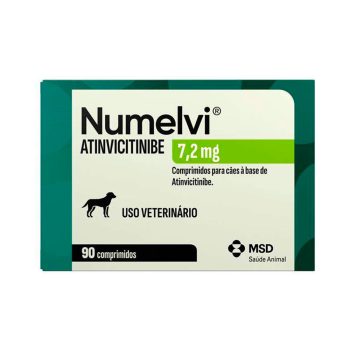 Numelvi 7,2mg Tratamento de Coceira Para Cães MSD 90 Comprimidos