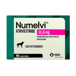 Numelvi 31,6mg Tratamento de Coceira Para Cães MSD 90 Comprimidos