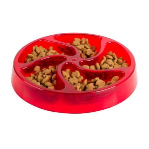 Comedouro Resistente Para Cães Buddy Toys Vermelho
