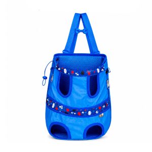 Mochila de Transporte Canguru Para Cães e Gatos Azul Pet Gaby Tamanho G - Estampas Diversas