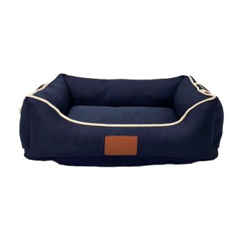 Cama Para Cães e Gatos Linho Balbek Marinho Fábrica Pet Tamanho G