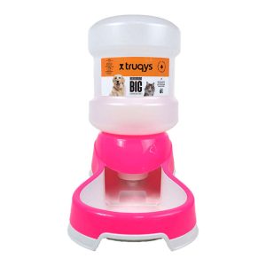 Bebedouro Automático Para Cães e Gatos Rosa Truqys Pet 6 Litros