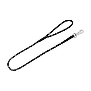 Guia Redonda Para Cães Mosquetão Giratório 100x1,06cm Preto São Pet