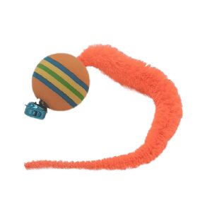 Brinquedo Para Gatos Bola com Guizo e Calda Laranja Savana Pet