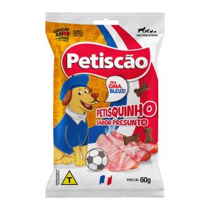 Bifinho Petiscão Petisquinho França Para Cães Sabor Presunto 60g