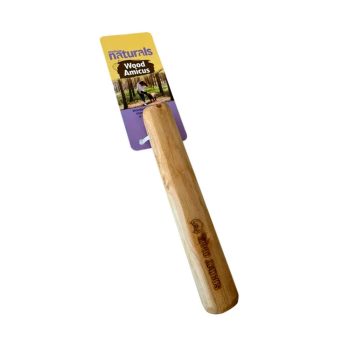 Brinquedo Para Cães Mordedor Madeira Amicus WoodPets Sustentável Médio