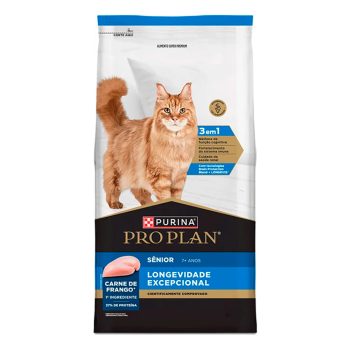 Ração Purina Pro Plan Longevidade Excepcional Gatos Sênior 7+ Sabor Frango 1kg