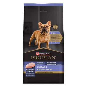 Ração Purina Pro Plan Cuidado Excepcional Cães Adultos Porte Mini e Pequeno Sabor Frango 1kg