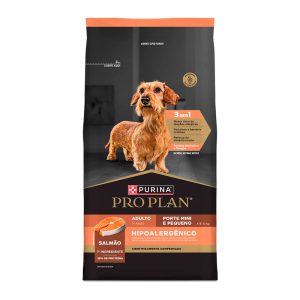 Ração Purina Pro Plan Hipoalergênico Cães Adultos Porte Mini e Pequeno Sabor Salmão 2,5kg