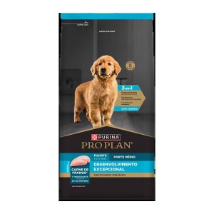 Ração Purina Pro Plan Desenvolvimento Excepcional Cães Filhotes Porte Médio Sabor Frango 2,5kg