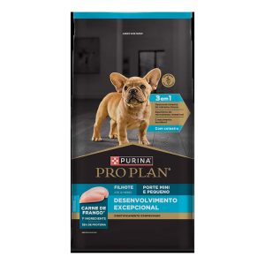 Ração Purina Pro Plan Desenvolvimento Excepcional Cães Filhotes Porte Mini e Pequeno Sabor Frango 2,5kg
